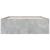 Cadru de pat, gri beton, 120x190 cm, lemn prelucrat GartenMobel Dekor