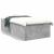 Cadru de pat, gri beton, 100x200 cm, lemn prelucrat GartenMobel Dekor