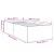 Cadru de pat, alb, 90x190 cm, lemn prelucrat GartenMobel Dekor