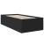 Cadru de pat, negru, 90x190 cm, lemn prelucrat GartenMobel Dekor