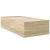 Cadru de pat, stejar sonoma, 75x190 cm, lemn prelucrat GartenMobel Dekor