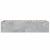 Cadru de pat, gri beton, 75x190 cm, lemn prelucrat GartenMobel Dekor