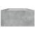 Cadru de pat, gri beton, 75x190 cm, lemn prelucrat GartenMobel Dekor