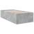 Cadru de pat, gri beton, 75x190 cm, lemn prelucrat GartenMobel Dekor