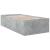 Cadru de pat, gri beton, 75x190 cm, lemn prelucrat GartenMobel Dekor