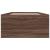 Cadru de pat, stejar maro, 75x190 cm, lemn prelucrat GartenMobel Dekor