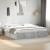 Cadru de pat, gri beton, 200x200 cm, lemn prelucrat GartenMobel Dekor