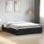 Cadru de pat, negru, 160x200 cm, lemn prelucrat GartenMobel Dekor