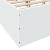 Cadru de pat, alb, 150x200 cm, lemn prelucrat GartenMobel Dekor