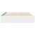 Cadru de pat, alb, 150x200 cm, lemn prelucrat GartenMobel Dekor