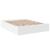 Cadru de pat, alb, 150x200 cm, lemn prelucrat GartenMobel Dekor