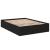 Cadru de pat, negru ,135x190 cm, lemn prelucrat GartenMobel Dekor
