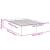 Cadru de pat, gri beton, 135x190 cm, lemn prelucrat GartenMobel Dekor