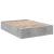 Cadru de pat, gri beton, 135x190 cm, lemn prelucrat GartenMobel Dekor