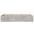 Cadru de pat, gri beton, 135x190 cm, lemn prelucrat GartenMobel Dekor