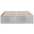 Cadru de pat, gri beton, 135x190 cm, lemn prelucrat GartenMobel Dekor