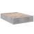 Cadru de pat, gri beton, 135x190 cm, lemn prelucrat GartenMobel Dekor