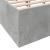 Cadru de pat, gri beton, 135x190 cm, lemn prelucrat GartenMobel Dekor