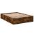 Cadru de pat, stejar afumat, 135x190 cm, lemn prelucrat GartenMobel Dekor