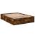 Cadru de pat, stejar afumat, 120x190 cm, lemn prelucrat GartenMobel Dekor