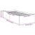 Cadru de pat, alb, 100x200 cm, lemn prelucrat GartenMobel Dekor