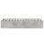 Cadru de pat, gri beton, 90x200 cm, lemn prelucrat GartenMobel Dekor