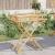 Masa pliabilă cu tavă, 60x40x68 cm, bambus GartenMobel Dekor