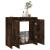 Dulap de baie, stejar fumuriu, 60x33x61 cm, lemn prelucrat GartenMobel Dekor