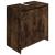 Dulap de baie, stejar fumuriu, 60x33x61 cm, lemn prelucrat GartenMobel Dekor