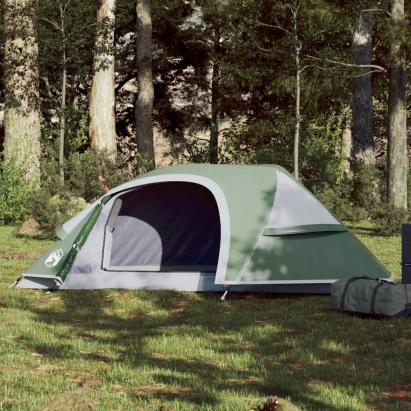 Cort de camping cupolă pentru 1 persoană, verde, impermeabil GartenMobel Dekor