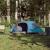 Cort de camping cupolă pentru 1 persoană, albastru, impermeabil GartenMobel Dekor