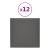 Panouri perete 12 buc. gri, 30x30 cm, piele ecologică, 1,08 m² GartenMobel Dekor