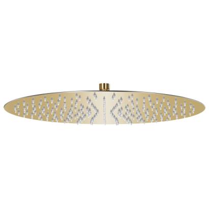Cap de duș tip ploaie rotund, auriu, 40 cm, oțel inoxidabil GartenMobel Dekor
