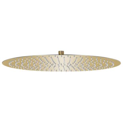 Cap de duș tip ploaie rotund, auriu, 50 cm, oțel inoxidabil GartenMobel Dekor