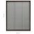 Plasă insecte plisse pentru ferestre, maro, 60x80 cm, aluminiu GartenMobel Dekor