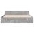 Cadru de pat cu sertare, gri beton, 160x200 cm, lemn prelucrat GartenMobel Dekor
