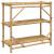 Raft cu 3 niveluri, 100x40x90 cm, bambus GartenMobel Dekor