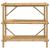 Raft cu 3 niveluri, 100x40x90 cm, bambus GartenMobel Dekor