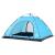 Cort de camping pentru 5 persoane, eliberare rapidă, albastru GartenMobel Dekor