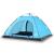 Cort de camping pentru 5 persoane, eliberare rapidă, albastru GartenMobel Dekor