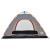 Cort camping, 5 persoane, gri/oranj, setare rapidă GartenMobel Dekor