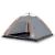 Cort camping, 5 persoane, gri/oranj, setare rapidă GartenMobel Dekor