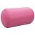 Rulou de gimnastică gonflabil cu pompă, roz, 100 x 60 cm, PVC GartenMobel Dekor