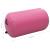 Rulou de gimnastică gonflabil cu pompă, roz, 100 x 60 cm, PVC GartenMobel Dekor