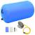 Rulou de gimnastică gonflabil cu pompă, albastru, 100x60 cm PVC GartenMobel Dekor