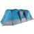 Cort de camping tunel pentru 4 persoane, albastru, impermeabil GartenMobel Dekor