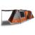 Cort de camping tunel 4 persoane, gri/portocaliu, impermeabil GartenMobel Dekor
