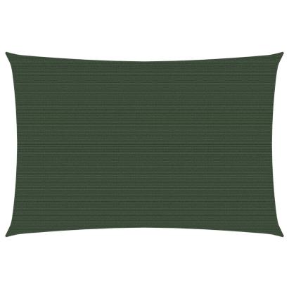 Pânză parasolar, verde închis, 2,5x4 m, 160 g/m², HDPE GartenMobel Dekor