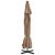 Umbrelă soare exterior cu stâlp aluminiu gri taupe 500 cm  GartenMobel Dekor