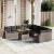 Set canapele de grădină cu perne, 11 piese, gri, poliratan GartenMobel Dekor